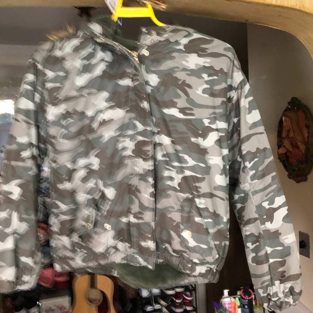 Justice girls bomber jacket